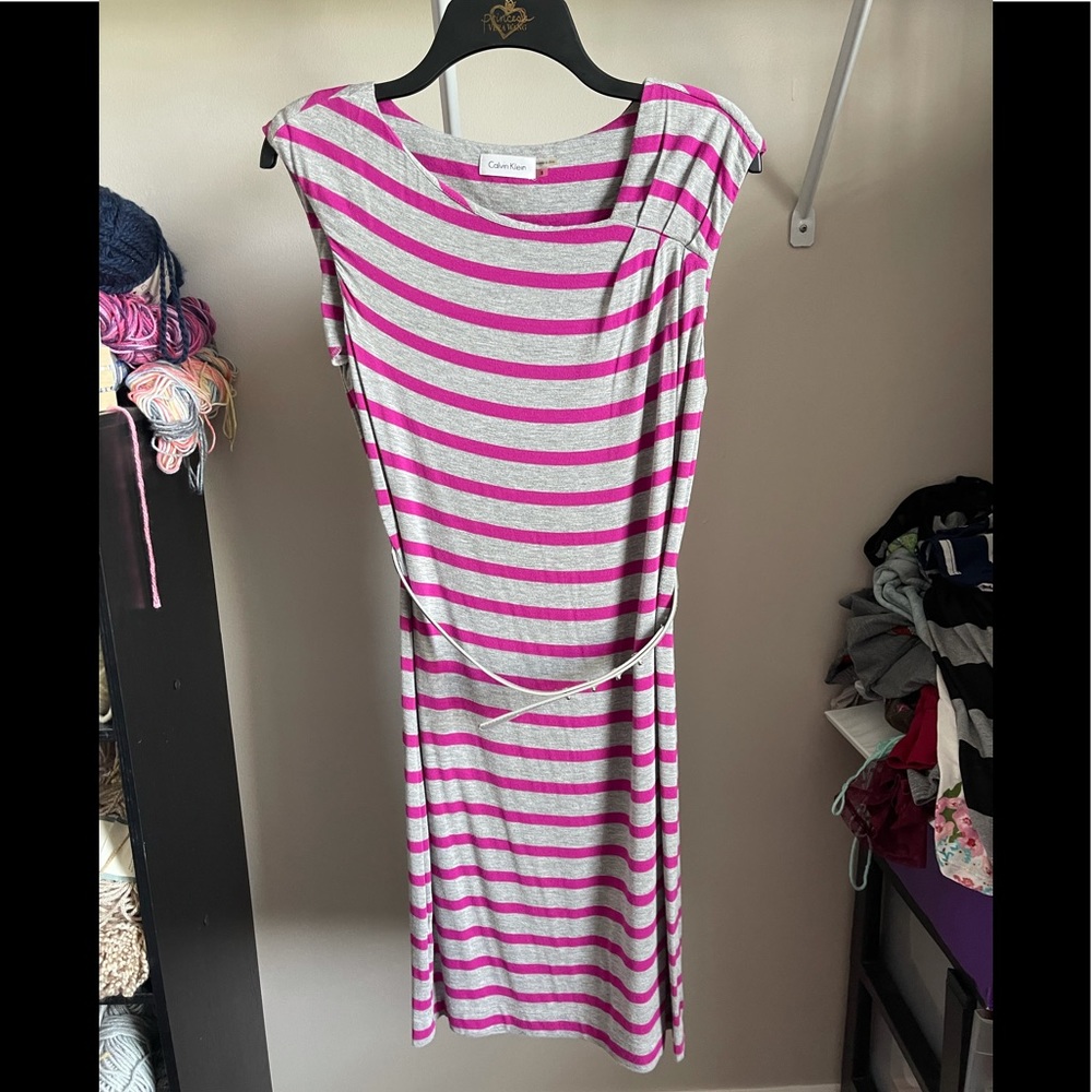 Calvin Klein Stripped Dress